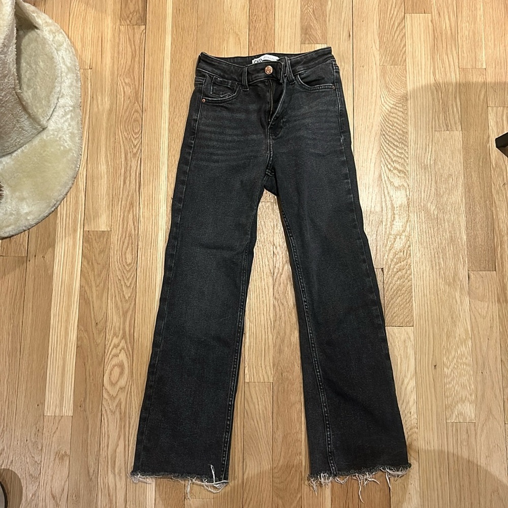 ZARA dark grey wash jeans
